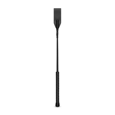 Faux Leather Crop Whip in Black for BDSM and Sensual Play Whips & Paddles
