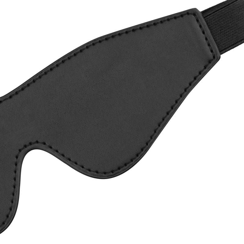 Faux Leather Black Blindfold > Bondage Gear > Blindfolds