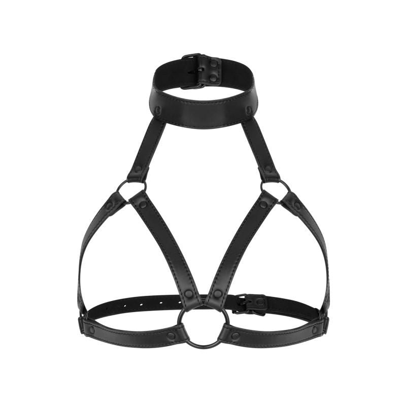 Chiara Bondage Harness Black Faux Leather > Clothes > Womens Harnesses
