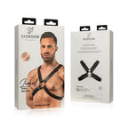 Lionel Bondage Harness in Black Faux Leather > Clothes > Mens Harnesses