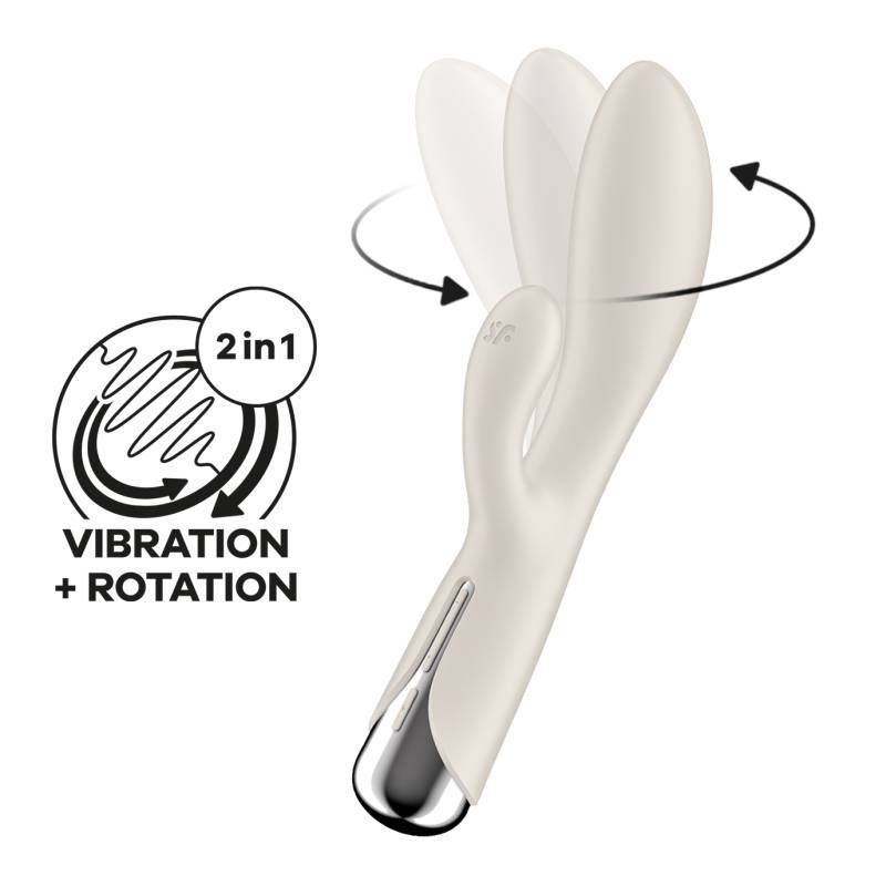 Satisfyer Spinning Rabbit 1 – Dual Action Rabbit Vibrator Default Title > Vibrators > Ladies > Rabbit Multi
