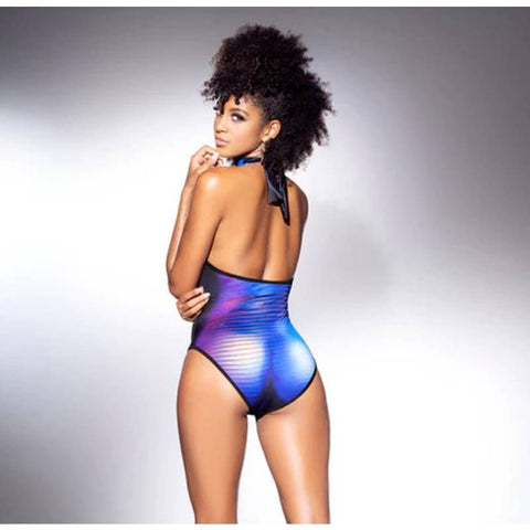 Moonlight Blue Halter Neck Bodysuit > Clothes > Bodies and Playsuits
