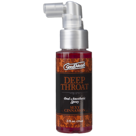 Goodhead Deep Throat Spray Cinnamon (59ml) – Throat Desensitizer Spray Default Title > Lube > Oral Gels & Sprays