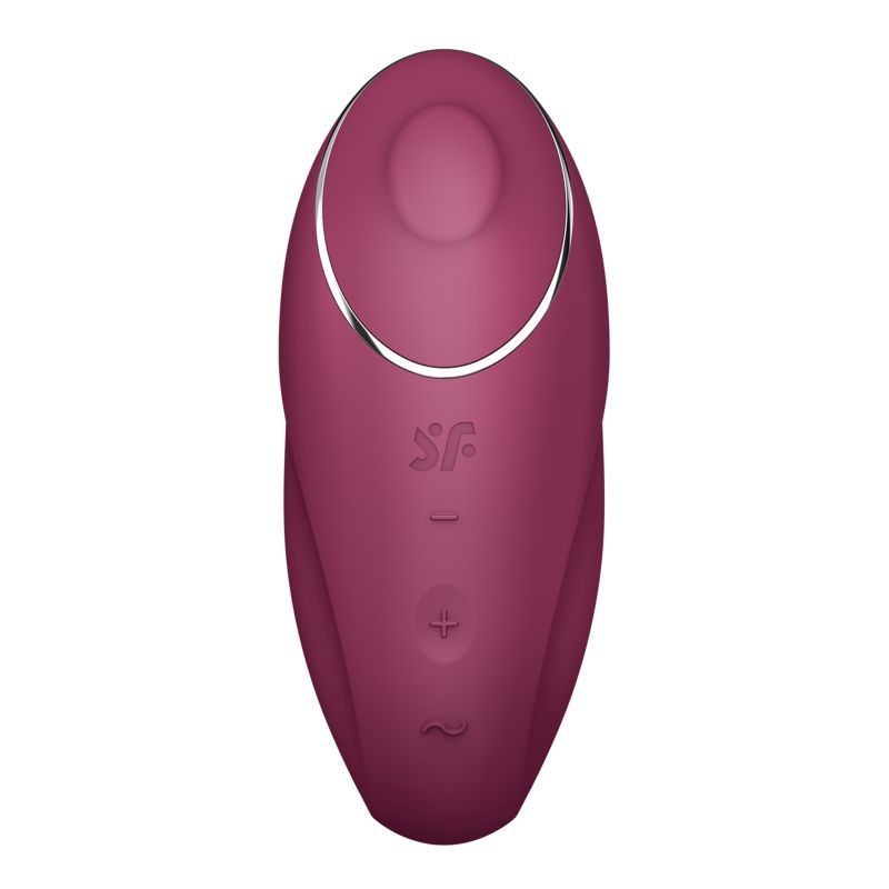 Satisfyer Tap and Climax 1 Red Vibrator with Tapping Modes > Vibrators > Ladies > Clitoral Vibrators and Stimulators