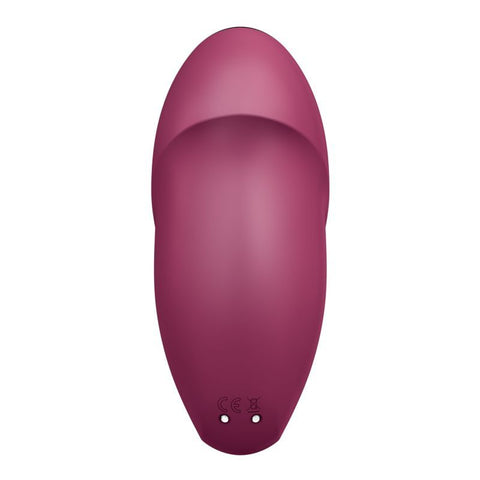 Satisfyer Tap and Climax 1 Red Vibrator with Tapping Modes STIMULATORS