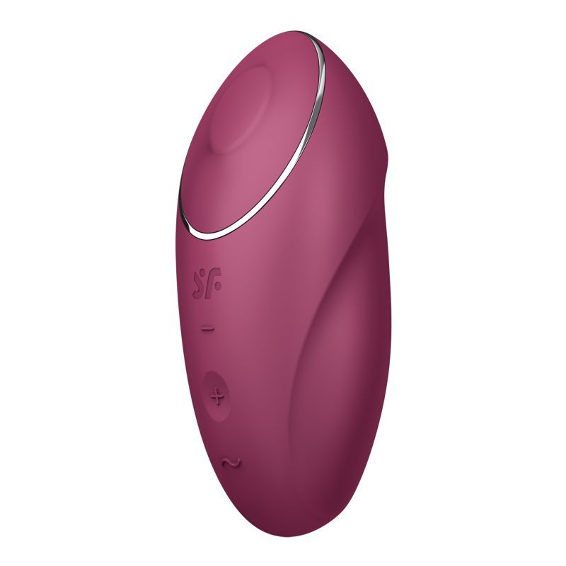 Satisfyer Tap and Climax 1 Red Vibrator with Tapping Modes > Vibrators > Ladies > Clitoral Vibrators and Stimulators