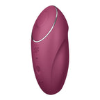 Satisfyer Tap and Climax 1 Lay-On Vibrator Red