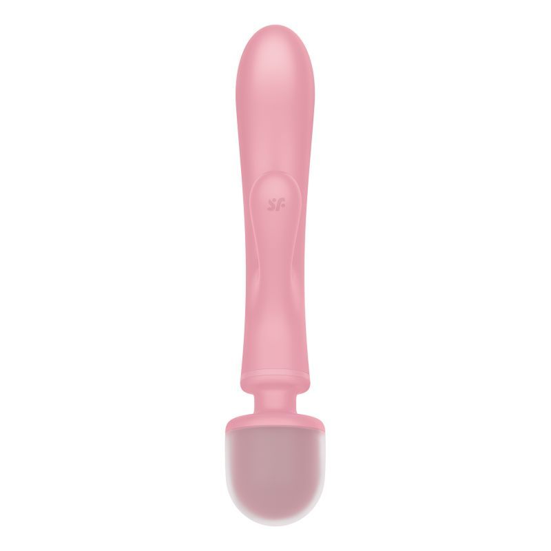 Satisfyer Triple Lover (Pink) – Waterproof Couples Vibrator > Vibrators > Ladies > Rabbit Multi