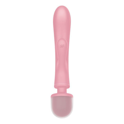 Satisfyer Triple Lover (Pink) – Waterproof Couples Vibrator > Vibrators > Ladies > Rabbit Multi