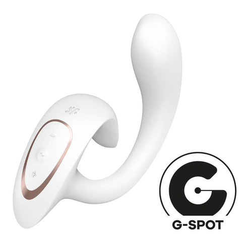 Satisfyer G for Goddess 1 Rabbit Vibrator White 185mm Default Title VIBRATORS-RABBIT-MULTI
