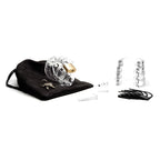CB-X Mini-Me Clear Cock Cage – Slim 1 ¼ Inch Transparent Chastity Device > Bondage Gear > Male Chastity