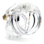CB-X Mini-Me Clear Cock Cage – Slim 1 ¼ Inch Transparent Chastity Device > Bondage Gear > Male Chastity