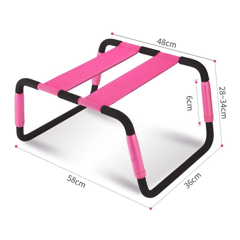 Adjustable Height Pink Sex Chair – Erotic Furniture > Sex Toys > Sex Positioners