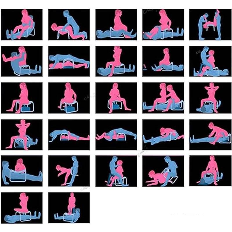 Adjustable Height Pink Sex Chair – Erotic Furniture > Sex Toys > Sex Positioners
