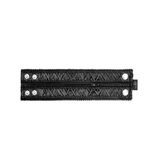 Wrist Wallet with Hidden Zipper in Premium Power Wetlook Material Lingerie