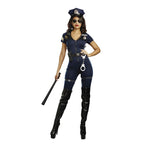 Dreamgirl Lt Ivana Misbehave Costume - Navy Jumpsuit Large > Clothes > Costumes > Womens
