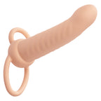 Performance Maxx Ribbed Dual Penetrator Liquid Silicone Waterproof Vibrating Probe > Dildos > Neutral Dildos