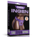 Easy Strap On Harness Polka Dot Purple > Dildos > Strap On Harnesses