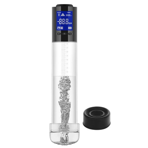Smart Rechargeable Penis Pump with LCD Screen and Sleeve Oral Gels & Sprays