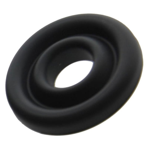 Silicone Donut Cushion Black for Pump Cylinder 1.75 to 2.15 Inch Diameter Small Medium PUMPS