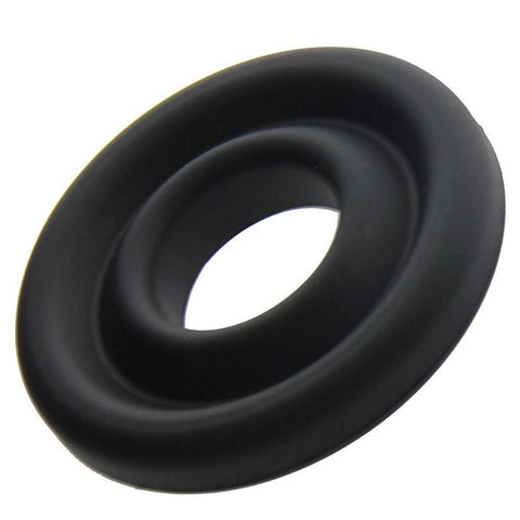 Silicone Donut Cushion Black for Pump Cylinder 2.15 Inch to 2.5 Inch Diameter Large PUMPS