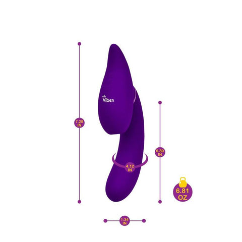 Symphony 21 Mode Swivel Suction Head Triple Motor Vibrator VIBRATORS-RABBIT