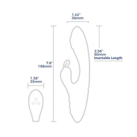 G-Rabbit Rotating G-Spot and Clitoral Vibrator VIBRATORS-RABBIT