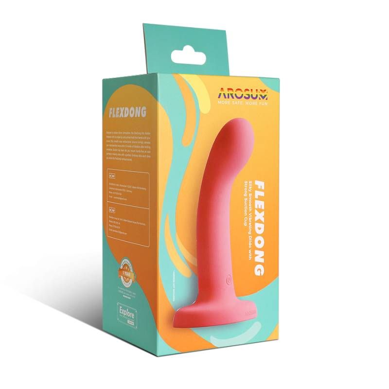 FlexDong Vibrating Strap-On Dildo – Silicone Vibrating Strap-On Dildo > Dildos > Neutral Dildos