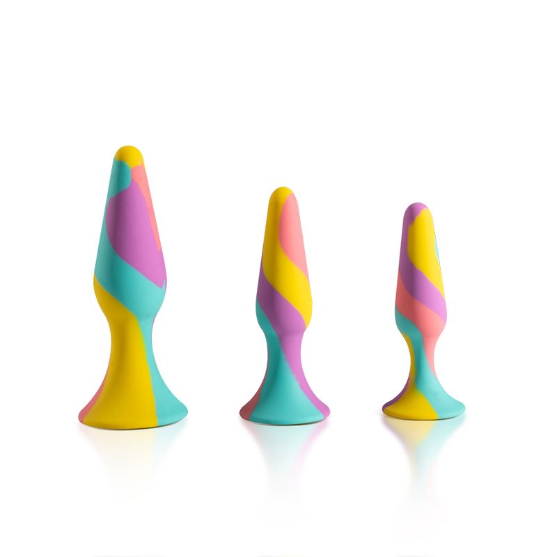 TriPlugs 3 Piece Silicone Anal Training Kit Default Title > Anal Range > Butt Plug Kits