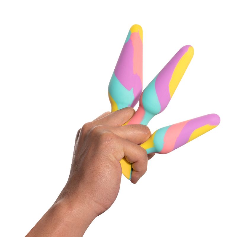 TriPlugs 3 Piece Silicone Anal Training Kit > Anal Range > Butt Plug Kits