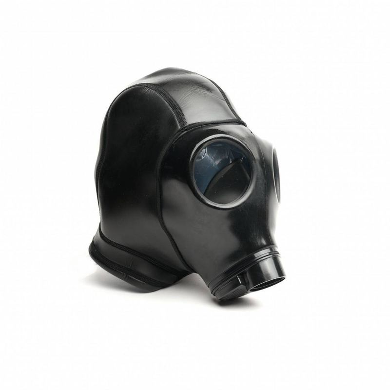 Neoprene Gas Mask Hood – 2mm Smoothskin Sensory Deprivation Hood Black > Bondage Gear > Bondage Hoods Main image