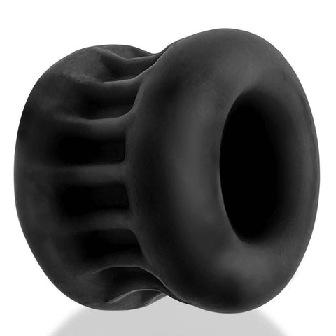 Core Grip Squeeze Ball Stretcher in Black for Enhanced Comfort and Support Cockrings