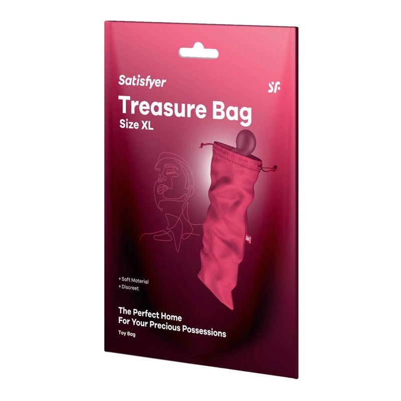 Satisfyer Extra Large Treasure Bag – Soft Durable Material > Essentials > Toy Storage
