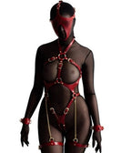 Ex Machina Genuine Leather Mask – High-Quality Cow Leather Role Play Mask > Bondage Gear > Masks