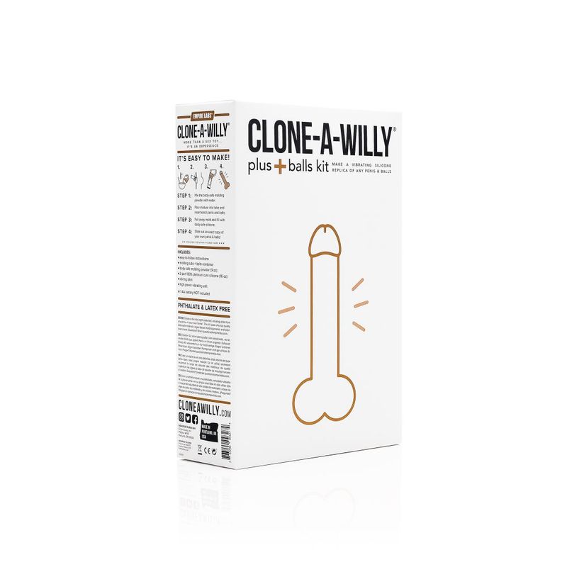 Clone-A-Willy Plus Balls Kit Medium Skin Tone – Penis Casting Kit > Dildos > Mould Your Own Kits