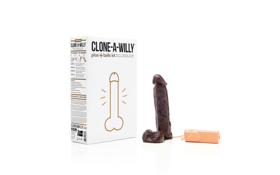 Clone a Willy Plus Balls Kit Deep Skin Tone