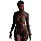 Ex Machina Genuine Leather Mask – High-Quality Cow Leather Role Play Mask > Bondage Gear > Masks