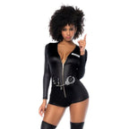 Mapale Sultry Swat Officer - Wet Look Two Piece Costume > Clothes > Costumes > Womens