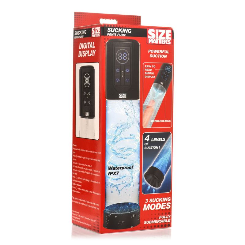 Size Matters Sucking Penis Pump for Enhanced Pleasure and Performance PUMPS Male Electric