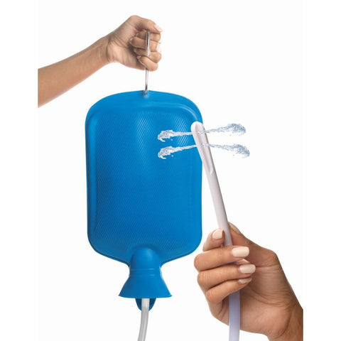 Deluxe Shower Enema Bag and Nozzle Kit for Comfortable Cleansing Experience Douches