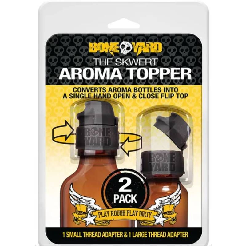 Aroma Topper 2 Pc - Small and Large Easy Flip Cap
