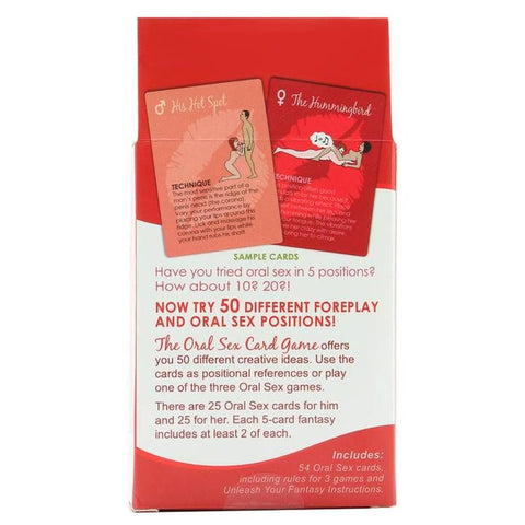 The Oral Sex Card Game with 50 Unique Positions Gag Gifts & Novelties