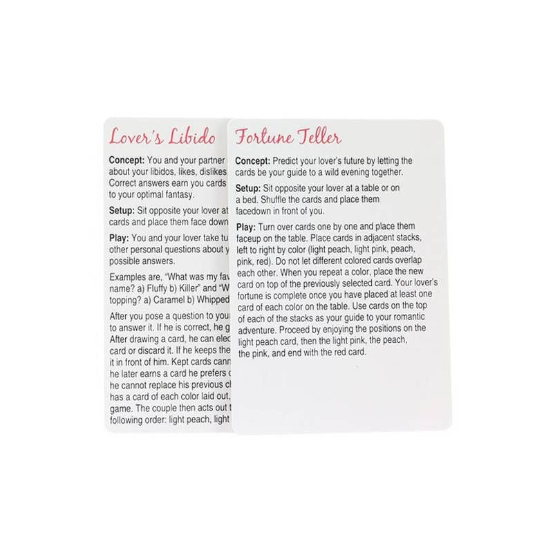 The Oral Sex Card Game – 50 Positions Foreplay Board Game > Novelties > Card Games