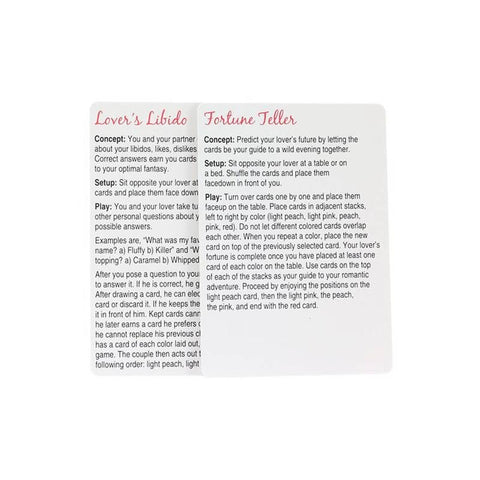 The Oral Sex Card Game with 50 Unique Positions Gag Gifts & Novelties