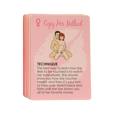 The Oral Sex Card Game with 50 Unique Positions Gag Gifts & Novelties
