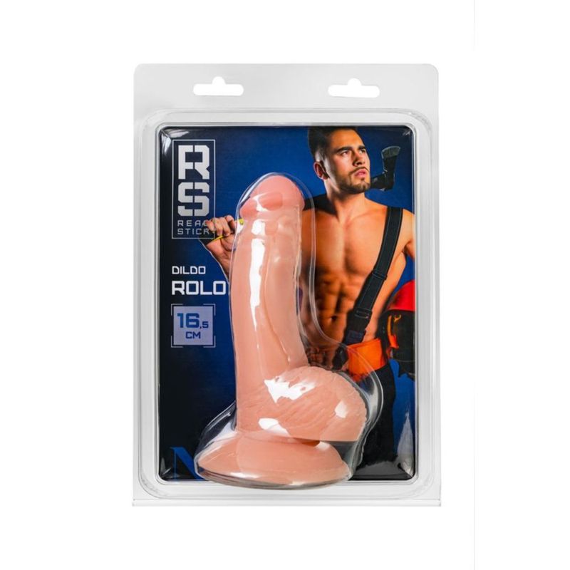 RealStick Rolo (Nude) – Realistic Rigid Shaft 10cm Insertable Dildo with Suction Cup Flesh > Dildos > Slim Dildos Main image