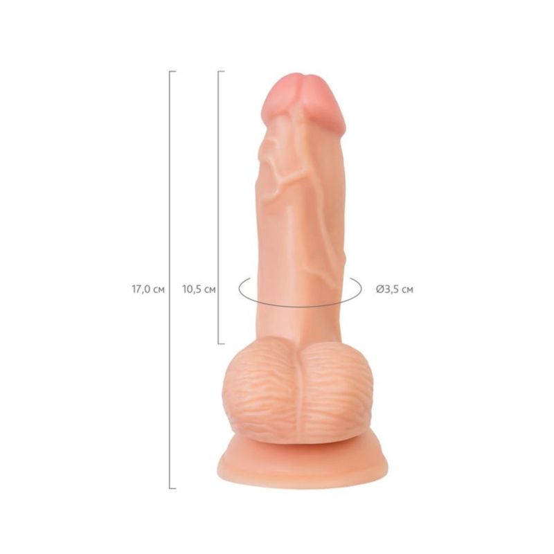 RealStick Rolo (Nude) – Realistic Rigid Shaft 10cm Insertable Dildo with Suction Cup > Dildos > Slim Dildos