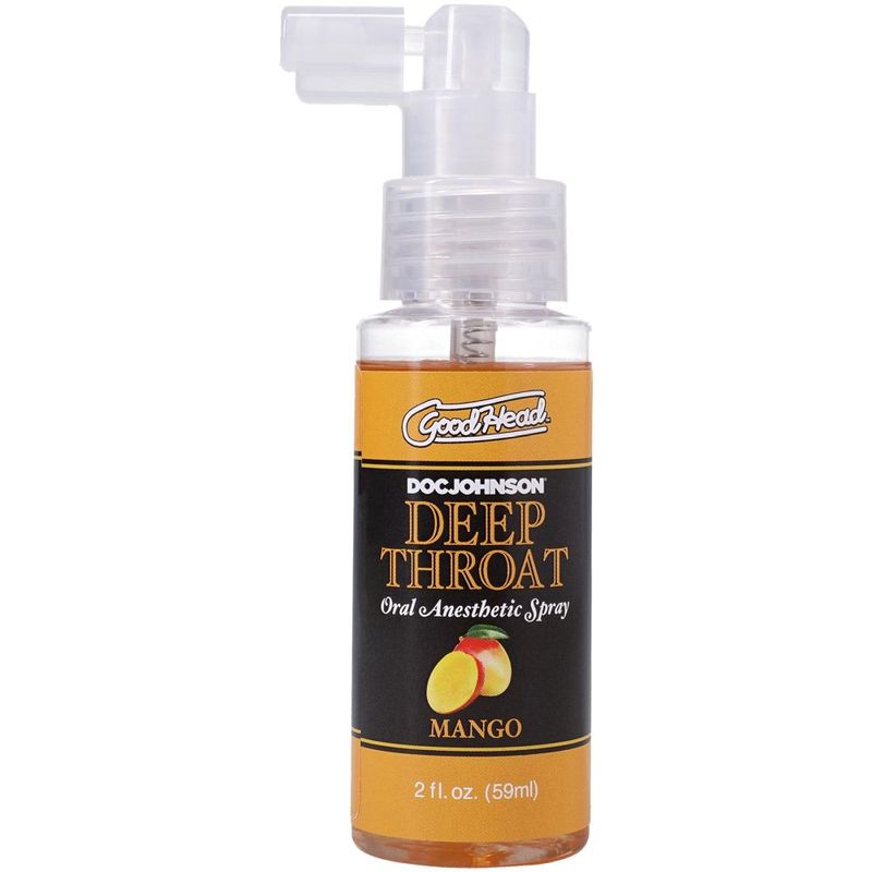 GoodHead Deep Throat Spray Mango 59ml - Flavorful Pleasure Default Title > Lube > Oral Gels & Sprays