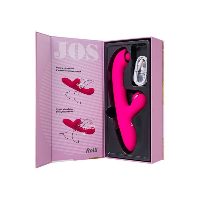JOS Rolli Vibrator 7 Modes with Vacuum Clitoral Stimulator > Vibrators > Ladies > Rabbit Multi
