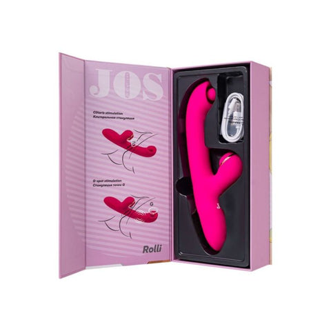 JOS Rolli Vibrator 7 Modes with Vacuum Clitoral Stimulator VIBRATORS-RABBIT-MULTI